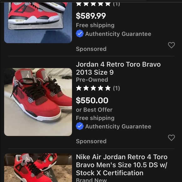 jordan 4 retro toro bravo
